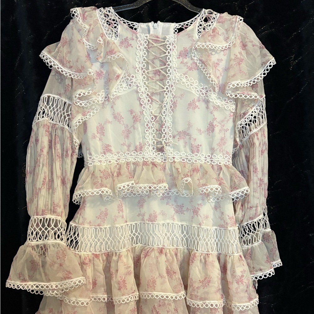 Anne Floral Lace Dress